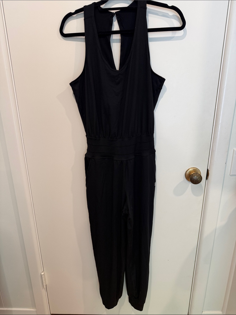 Sweaty Betty Black Sleeveless Jumpsuit - Women's XS